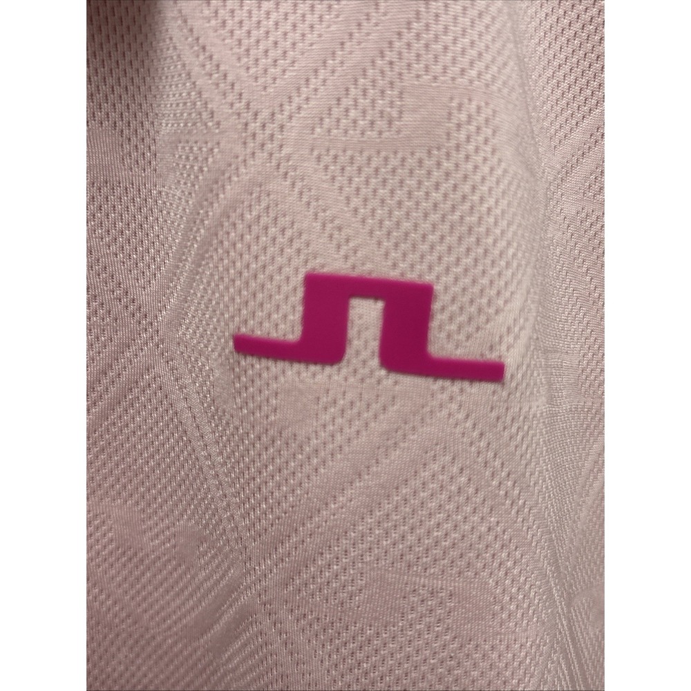 J.Lindeberg Duff Regular Fit Pink Polo Shirt - Size XXL - Picture 3 of 8